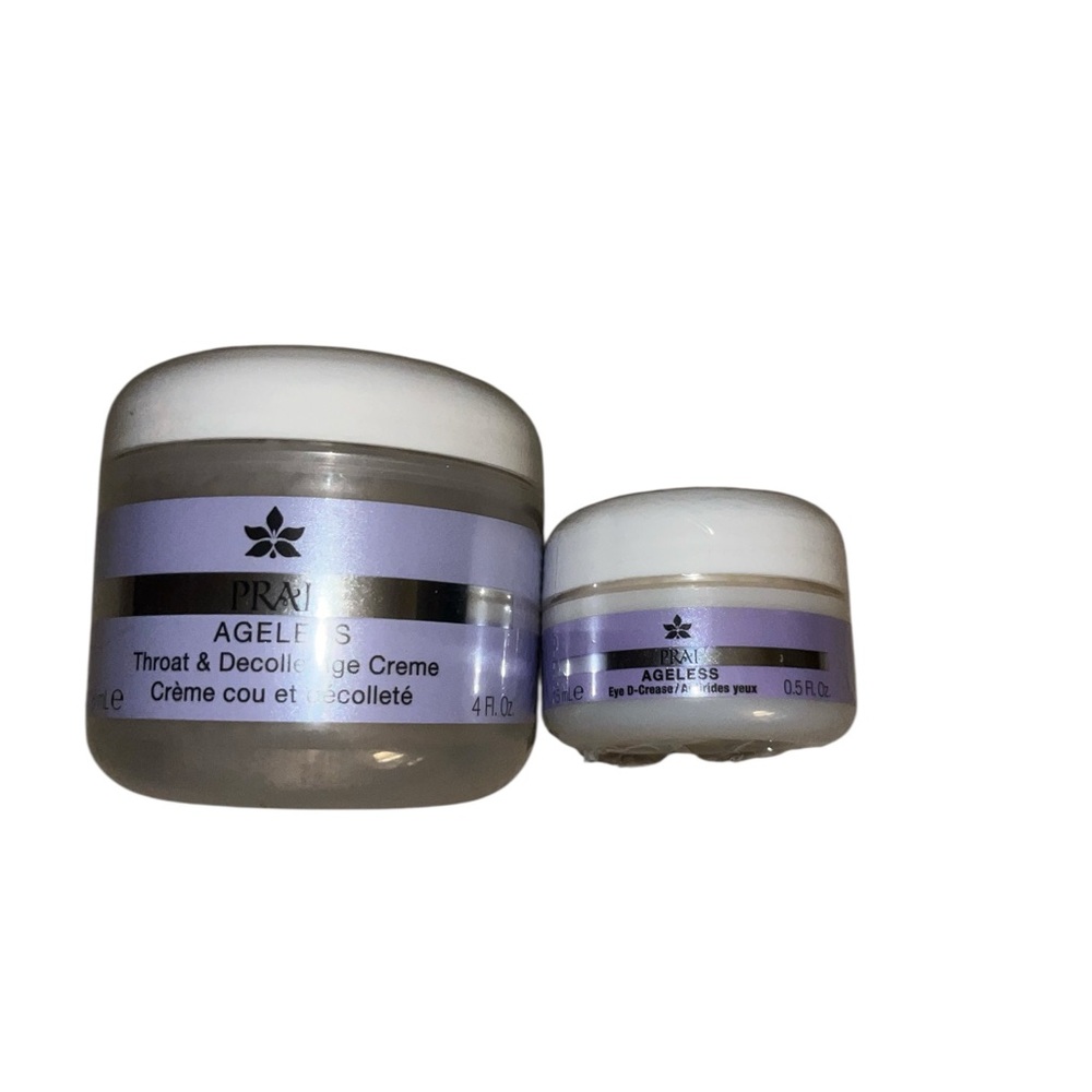 Prai Ageless Eye D-Crease Creme 0.5 oz & Neck Creme. Sealed